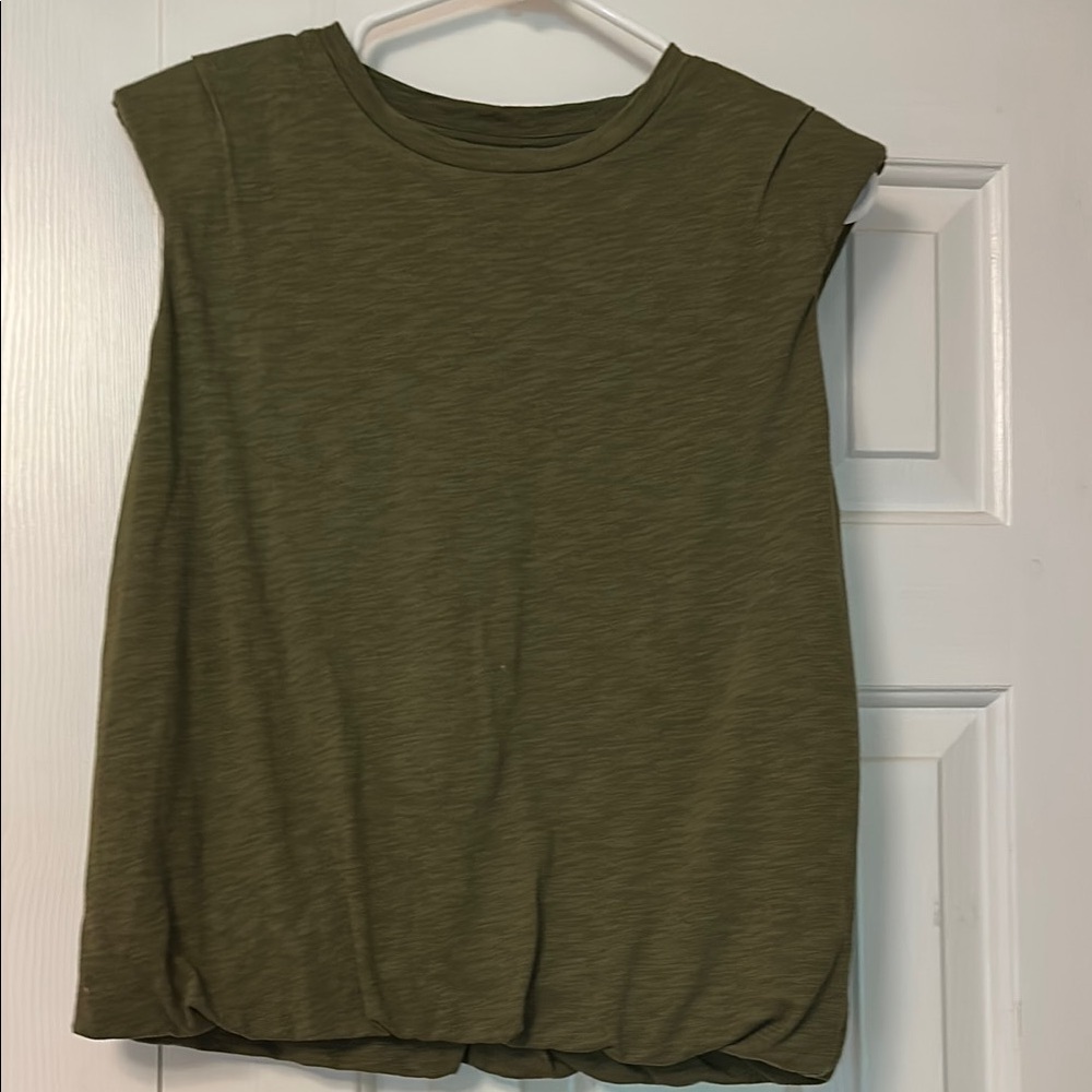Joe's Jeans Green Crewneck Sweater